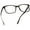 Black, variant on LifeArt Blue Light Blocking Computer Reading Glasses with Transparent Lens for Women/Men