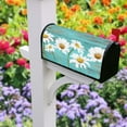 thumbnail image 3 of Daisy Mailbox Covers Magnetic Standard Size 21" X 18" Spring Summer Floral Welcome Mailbox Wraps Post Letter Box Cover for Garden Yard Home Decor Outdoor Decorations (Daisy 2, 21" x 18"), 3 of 6