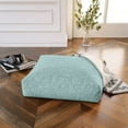 thumbnail image 2 of Jaxx Brio Large Décor Floor Pillow / Meditation Yoga Cushion, Shearling Faux Lamb, Mineral Green, 2 of 2