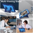 thumbnail image 6 of Allytechgroup Rugged Case for Samsung Galaxy Tab A9+ Plus 11" SM-X210 X215 X216, 3-Layers TPU pc with Shoulder Strap Shockproof Dual Angle Stand Kids Friendly Case for Galaxy Tab A9+,Navy+Blue, 6 of 7