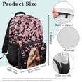 thumbnail image 7 of Aplkyhs Cherry Blossom Capybara School Backpack for Boys Girls Ages 6-18 Large Capacity Ergonomic Padded Adjustable Shoulder Straps for Elementary Middle High School Daily Use Travel, 7 of 7