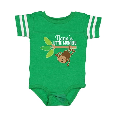 

Inktastic Nana Little Monkey Grandchild Gift Baby Boy or Baby Girl Bodysuit