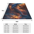 thumbnail image 3 of Bixox Fleece Blanket Cool Dolphin Pattern Super Soft Double-Sided Microfiber Flannel Blanket for Sofa, Bed, Couch,Suitable for All Seasons - 80"x60", 3 of 5