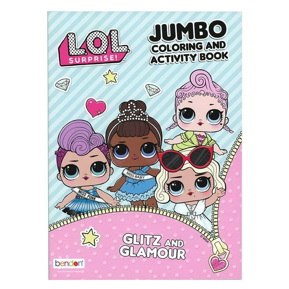 LOL! 80pg Coloring Book & 12ct Colored Pencil- Assorted