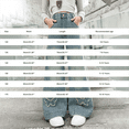 thumbnail image 3 of Ruyang Girls Ripped Straight Leg Baggy Jeans Kids Baggy Pants Denim Trousers Pants Vintage Plain Jean Casual Joggers Streetwear, 3 of 8