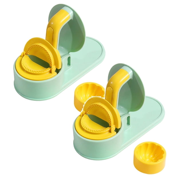 Oleegame 2PC Dumpling Skin For Household Kitchen Bun Making Multifunctional Two In One Dumpling Skin Green