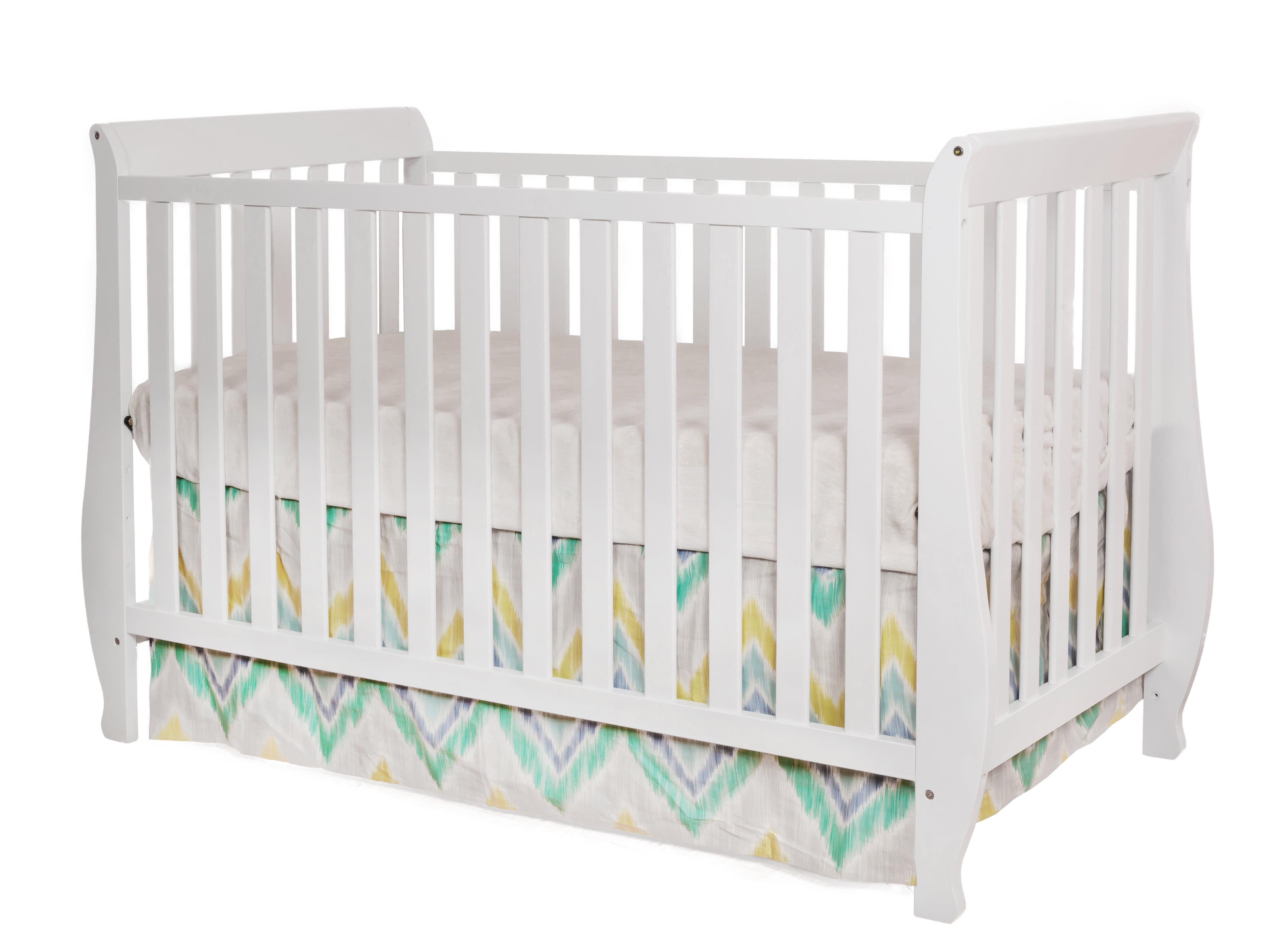 athena naomi 4 in 1 crib with toddler rail