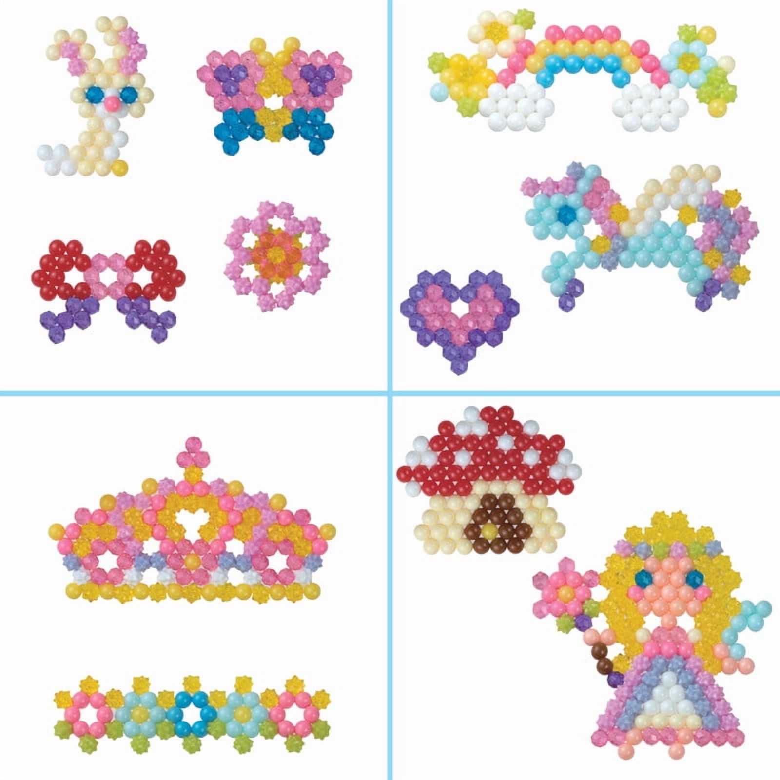 Aquabeads Fairy World Complete Arts & Crafts Bead Kit for Childrens - over 800 beads & wearable rings, bracelets, keychains and more