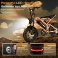 thumbnail image 6 of Tamobyke 16" Fat Tire Electric Bike for Teens,1000W 30mph Moutain Ebike,48V 15.6Ah Battery,Full Suspension,UL2849, 6 of 9