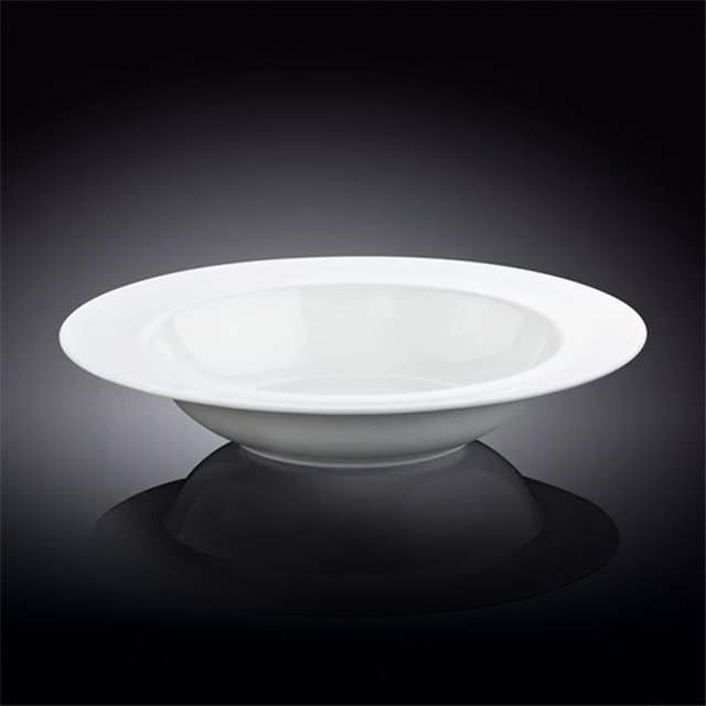 991218 Assiette Profonde de 10 Po&44; Blanc - Pack de 18
