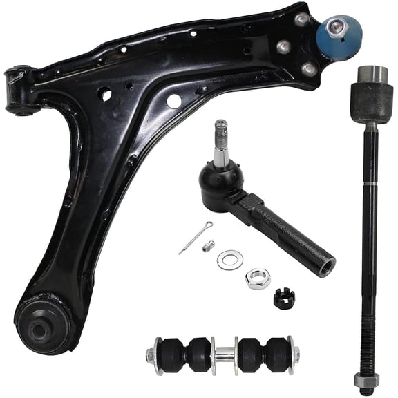 Detroit Axle - 4pc Front Right Control Arm Tie Rods Sway Bar Replacement for Pontiac Grand AM Fits select: 1997-2003 CHEVROLET MALIBU, 2004-2005 CHEVROLET CLASSIC