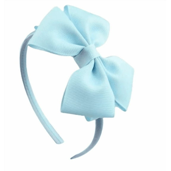 Girls' Ribbon Bow Headbands - Ice Blue