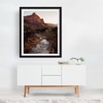 thumbnail image 3 of The Zion Watchman - Utah Photography Landscape Mountain Nature Desert Scenic Sunset Autumn Black Framed Wall Art Print 11 x 14 inches, 3 of 4