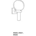 thumbnail image 1 of Progress Lighting P5626-60 Acrylic Globe Outdoor, 8-Inch Width x 15-Inch Height, Black, 1 of 5