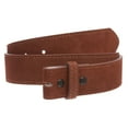 thumbnail image 2 of 1 1/2" Snap On Suede Leather Belt Strap, 2 of 3