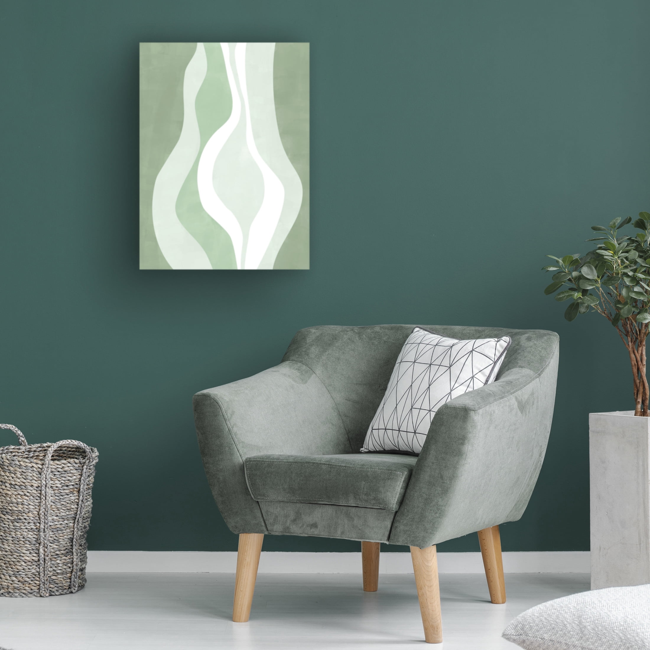 Trademark Fine Art Elena Ristova green4 Canvas Wall Art