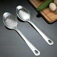 thumbnail image 5 of CNKOO YQHWQH Rust Resistant Stainless Steel Cooking Spoon Set (2 Pack), 5 of 5
