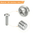 thumbnail image 4 of Uxcell 1/4-20x1" Pan Head Machine Screws, Stainless Steel 18-8 Screw, Pack of 50, 4 of 7