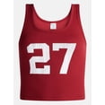 thumbnail image 5 of No Boundaries Ribbed Graphic Game-Day Tank Top, Women's and Women's Plus Sizes XXS-4X, 5 of 5