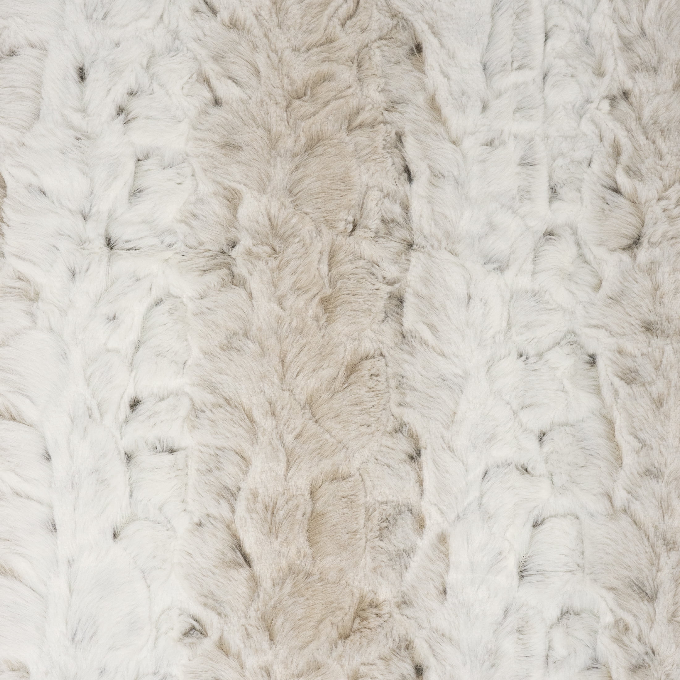 RTC Fabrics, 1.5 Yard Cut 100% Polyester Fleece Print Fabric, Twotone Furcream, 60" Wide For Quilting & Sewing