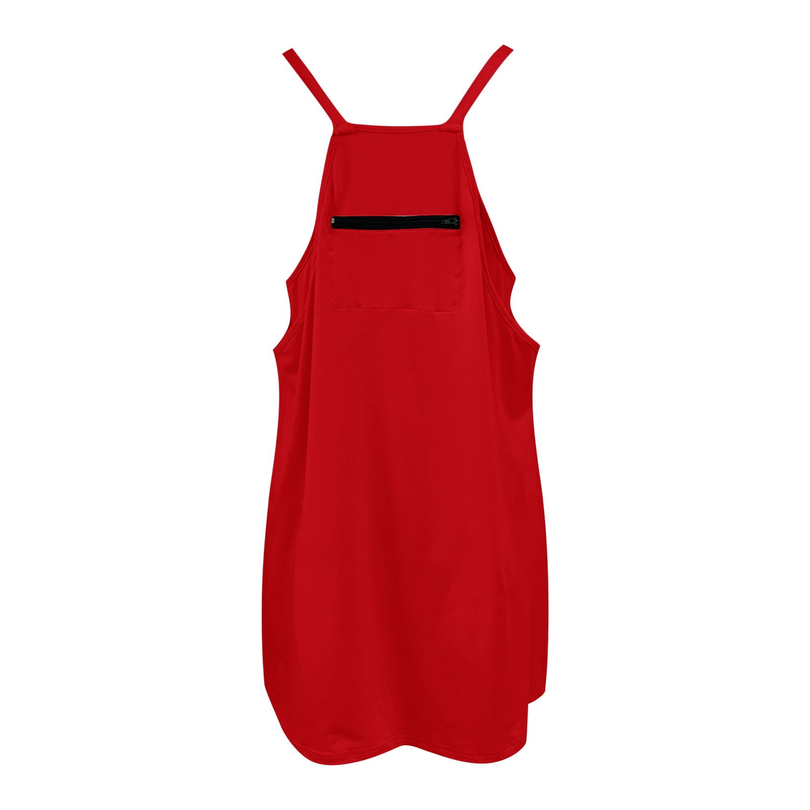 Womens Tennis Dress Workout Mini Dress with Shorts Sleeveless Spaghetti Straps Golf Athletic Dresses