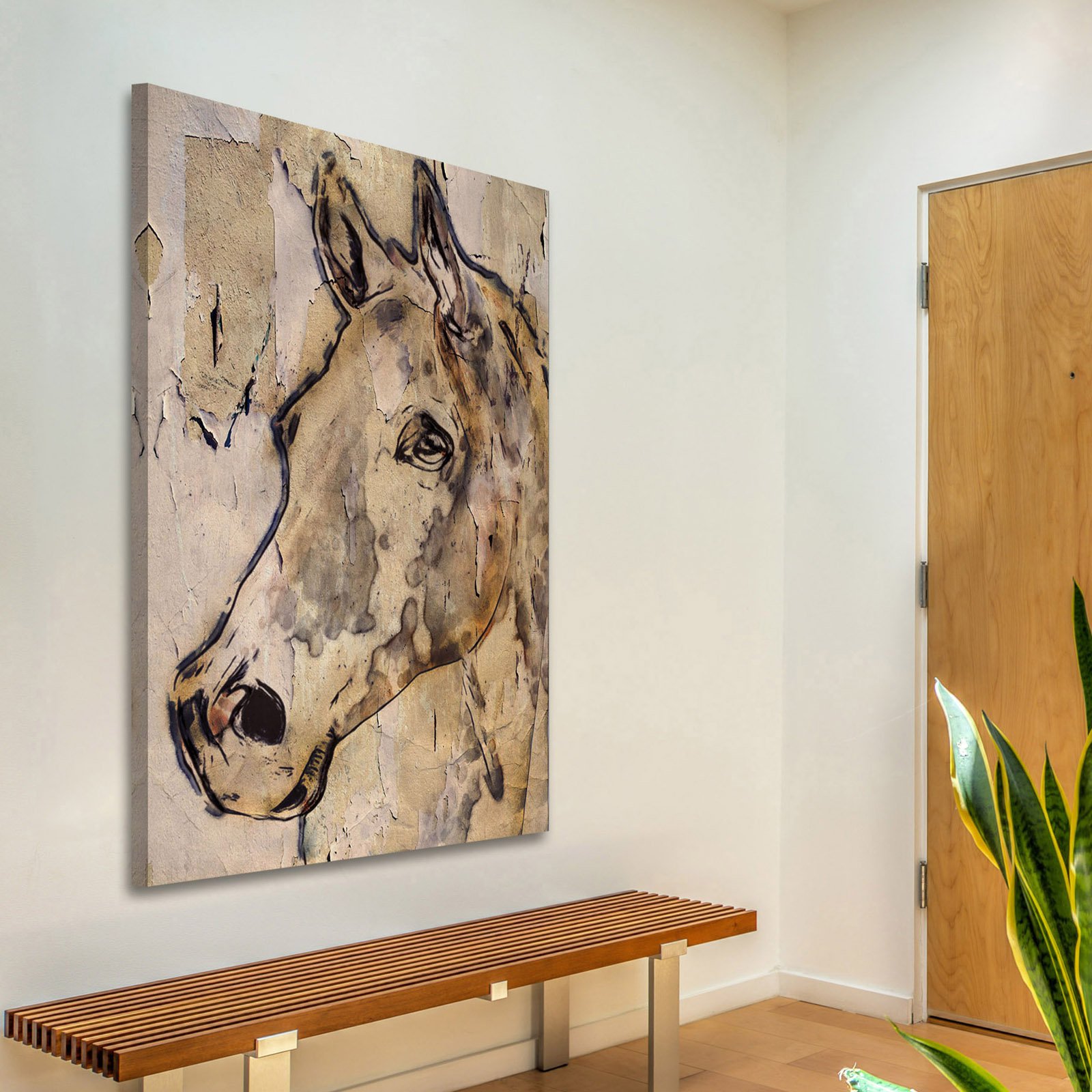 Marmont Hill - "Winner Horse" by Irena Orlov Painting Print on Wrapped Canvas