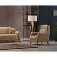thumbnail image 2 of Adesso Director 60.25"3-Way Antique Brass Tripod Floor Lamp with Off-White Drum Shade, 2 of 5