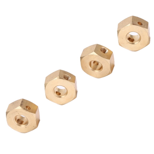 RC Wheel Hex Adapters, Convenient Installation Wheels Hex Hub Extension Brass Sturdy Durable Exquisite Workmanship Appearance Stable Performance For Axial ANGGREK Otros Deportes