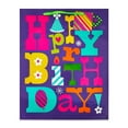thumbnail image 6 of Multicolor Happy Birthday Paper Gift Bag, 14.5" x 18", by Way To Celebrate, 6 of 6