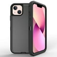 thumbnail image 2 of For Apple iPhone 14 Plus 6.7 inch Heavy Duty Armor Shockproof Protective Hybrid Case Cover With Clip Black/Black, 2 of 3