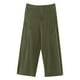 thumbnail image 3 of Pantalones Anchos Pantalones anchos de mujer Pantalones casuales de algodón sueltos con bolsillos (Verde militar S) Kuymtek para Mujer ejercito verde T L, 3 of 8