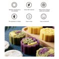 thumbnail image 4 of Labymos Mid-Autumn Festival Moon Cake Making Mould Ice Rind Green Bean Cake Domestic Use Hand, 4 of 8