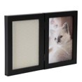 thumbnail image 3 of DesignOvation Gallery Black Hinged Double Picture Frame, 3 of 6