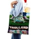 thumbnail image 4 of Trolland Bolso de tela con estampado de lienzo para mujer, bolsa de compras reutilizable y estética, con cremallera interior, regalo para mujer,38*45cm., 4 of 6