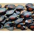thumbnail image 2 of Dyed Twisted Oval Beads 20x30mm 10 Beads Agate Twisted Oval Beads Genuine Gemstone Natural Jewelry Making, 2 of 5