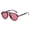 Burgundy Red, variant on Retro Aviator Sunglasses UV400 Protection Unisex PC Frame Fashion Shades