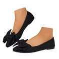thumbnail image 3 of Comfortable Ballet Flats for Women with Cushioned Insoles Women's Casual Comfortable On Shoes With Bow Detail For Everyday Wear Versatile Loafers Lightweight Walking Shoes, 3 of 9