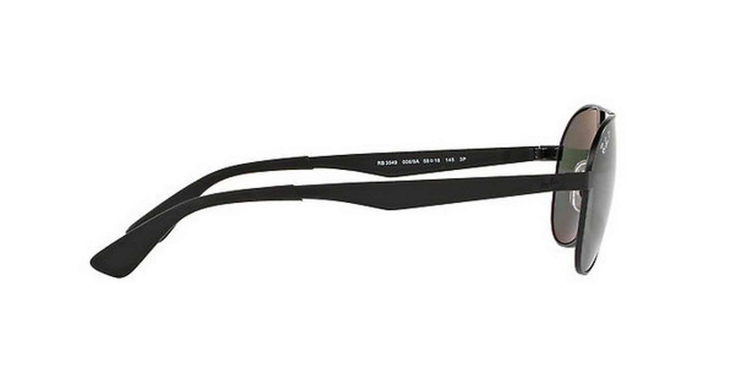 Ray-Ban 0RB3549 Full Rim Pilot Unisex Sunglasses - Size 58 (Polar
