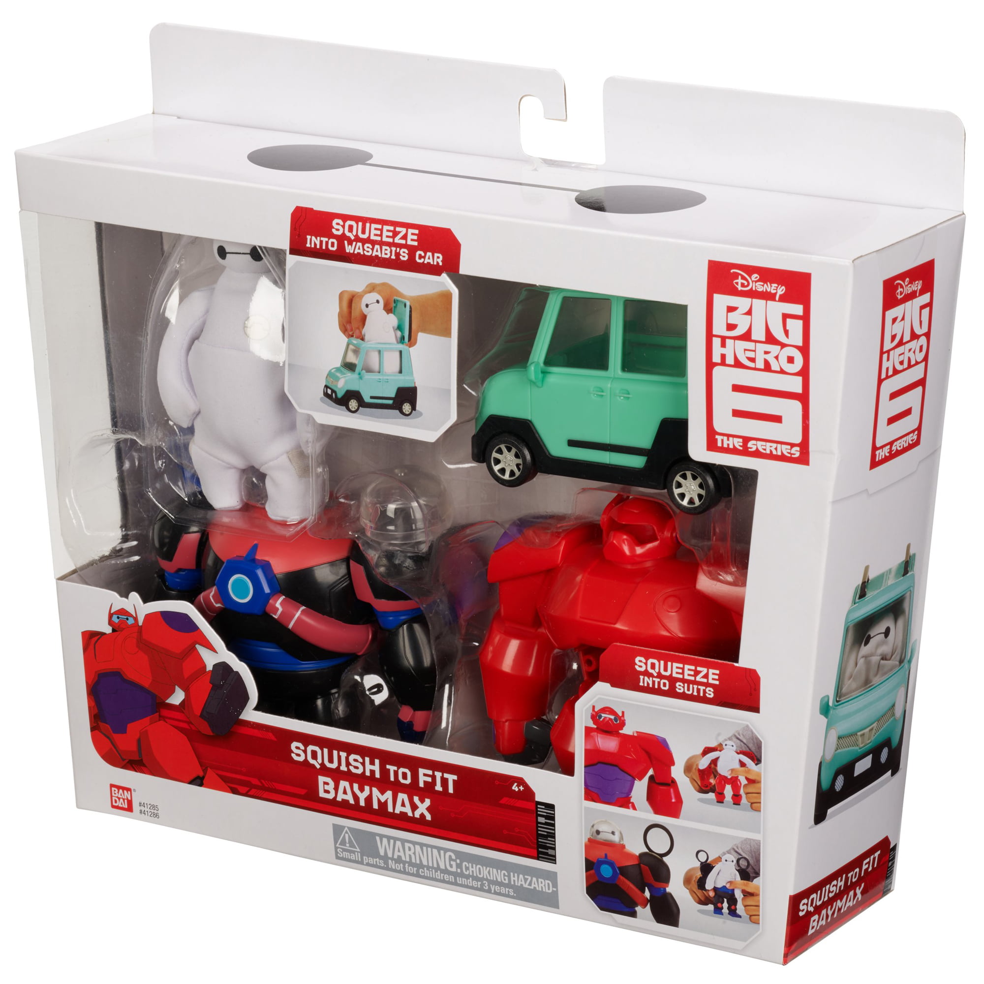 BIG HERO 6 The Series SQUISH-TO-FIT BAYMAX Toy Figure with Accessories 