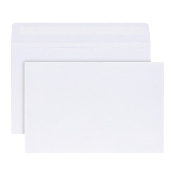 Office Depot® Brand Greeting Card Envelopes, 5 3/4" x 8 3/4", White