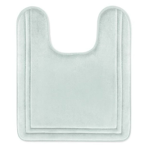 Smart Dry 21" x 24" Memory Foam Contour Bath Mat in Seaglass Walmart