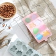 thumbnail image 5 of Nilnehc 9 Cavity Garden Bug Flower Silicone Candy Molds Butterfly Ladybug Bee Chocolate Mold For Candy Chocolate Cupcake Topper Decorating,Gray,Pink, 5 of 6