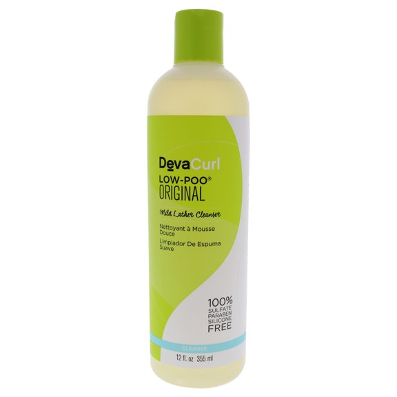 Limpiador de espuma suave original Low-Poo de DevaCurl para unisex - Limpiador de 12 oz