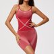 thumbnail image 1 of Body moldeador de cintura alta para mujer, con tirantes ajustables, talla grande, ajustado, moldeador de cadera, de nailon, 1 of 5