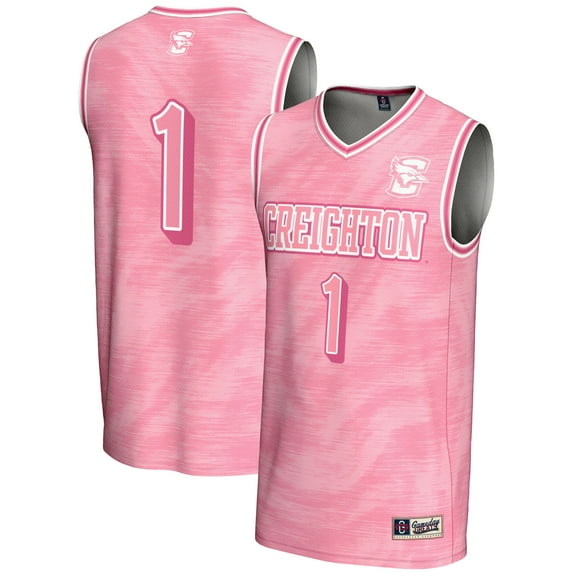 Unisex GameDay Greats #1 Pink Creighton Bluejays Lightweight Basketball Jersey