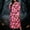 Hot Pink, variant on IUYRTFE Women Plus Size Halloween Print Long Sleeve Nightgown Loose Fit Sleep Dress for Fall Winter Lounge Wear