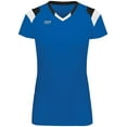 thumbnail image 2 of High Five M Girls TruHit Tri-Color Short Sleeve Jersey Royal/Black/White 342253, 2 of 5