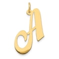 thumbnail image 1 of Diamond2Deal 14K Pendentif Initiale Lettre A en Or Jaune Grand Script pour Femmes (L - 0.68 Pouces, L - 0.93 Pouces), 1 of 6