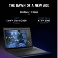 thumbnail image 5 of ASUS ROG Zephyrus AI Gaming Laptop 16.0in 240Hz OLED WQXGA Display (Intel Ultra 9-285H, NVIDIA GeForce RTX 5080 16GB, 32GB LPDDR5X, Win 11 Pro) w/Microsoft 365 Personal , DKZ USB Port Expander, 5 of 7