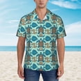thumbnail image 4 of Lsque Turtles And Seahorses pattern Hawaiian Shirt for Men, Unisex Summer Beach Casual Short Sleeve Button Down Shirts-, 4 of 9
